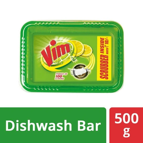 Vim Dishwash Bar Tub (విమ్ డిశ్వాష్ సబ్బు టబ్) - 500g