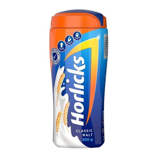 Horlicks Health Drink Std Jar (హార్లిక్స్ హెల్త్ డ్రింక్ స్టాండర్డ్ జార్) - 500g