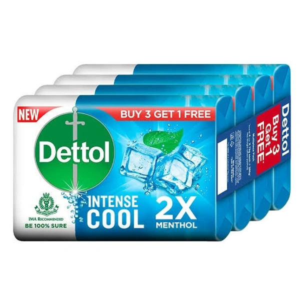 Dettol Cool Soap Buy (3 Get 1 Free) - 75g