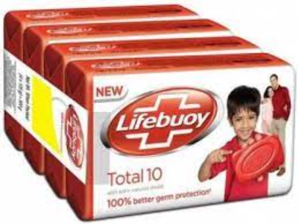 Lifebuoy Total 10 Soap 4Pack - 4 x 125g