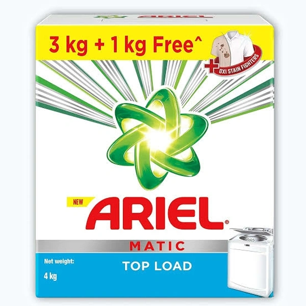 Ariel Detergent Powder Top Load - 3Kg + 1Kg free
