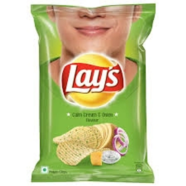 Lays Chips Cream N Onion - 1No