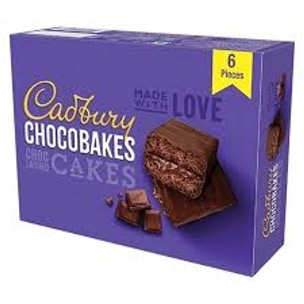 Cadbaury Chacobakes Cakes  - 6No x 12g
