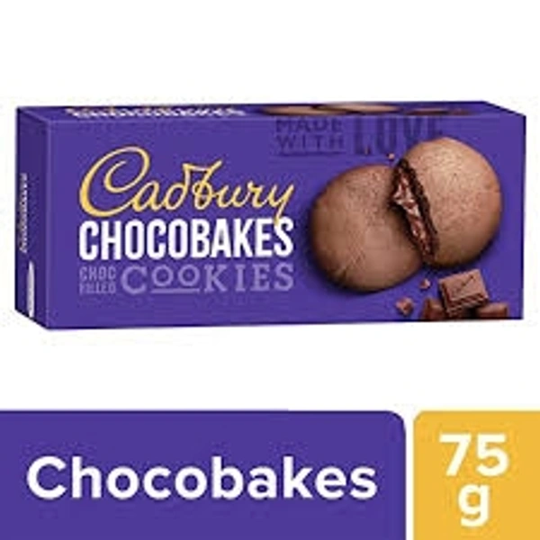 Cadbaury Chacobakes Chacco Filled Cookies - 75g