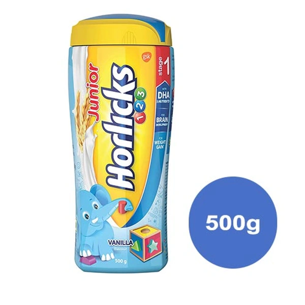 Junior Horlicks Vanilla Jar - 500g