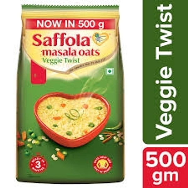 saffola masala oats veggie twist - 500g