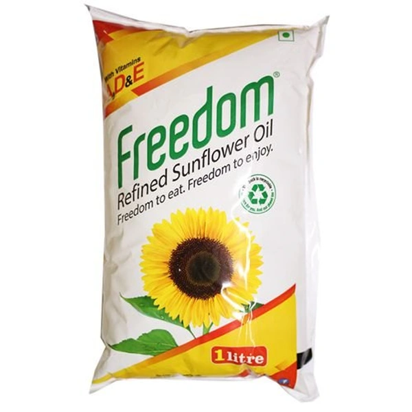 Freedom Sunflower Oil Pouch - 1L