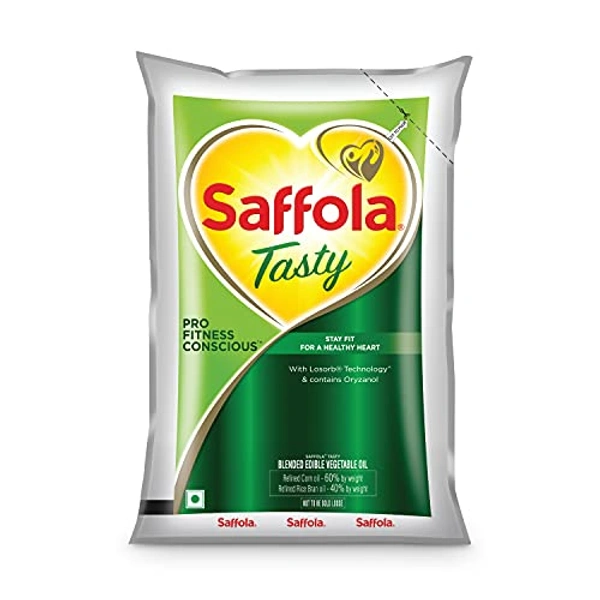 Saffola Tasty Oil Pouch 1L - 1L