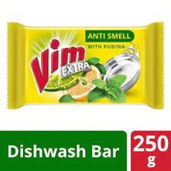 Vim Anti Smell Dishwash Bar (విమ్ డిశ్వాష్ సబ్బు) - 250g