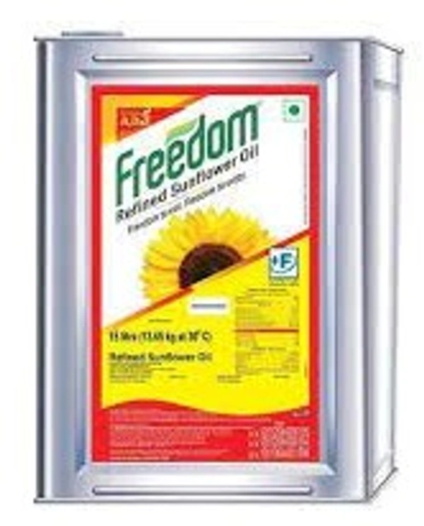 Freedom Sunflower Oil Tin - 15Kg