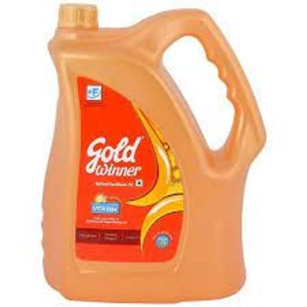 Gold Winner Refind Sunflower Oil  - 5L