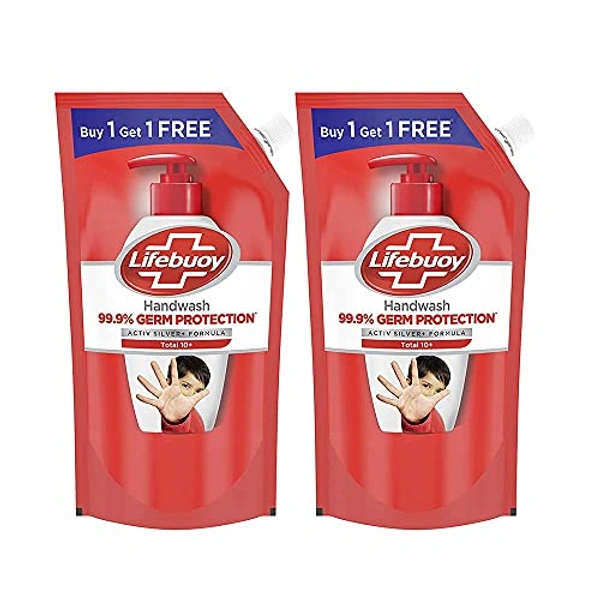 Lifebuoy Total 10 Plus Handwash (Buy 1 Get 1 Free) - 750ml