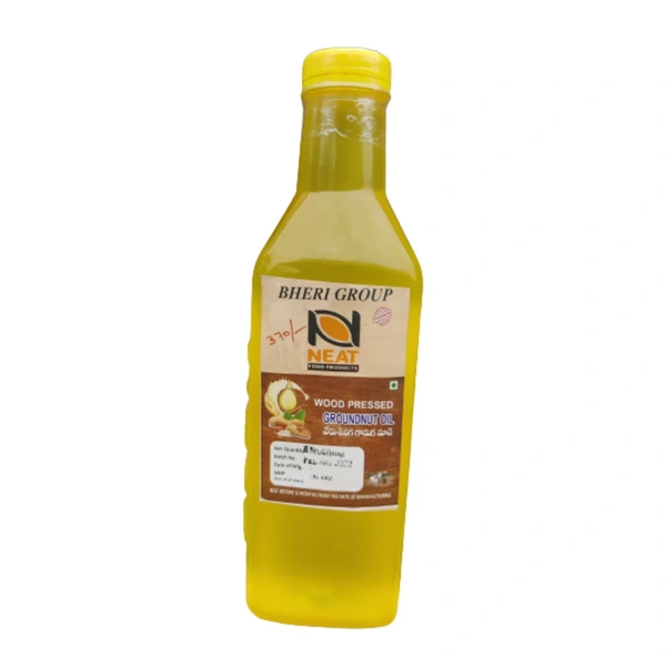 Organic Wood pressed Groundnut Oils - 1L