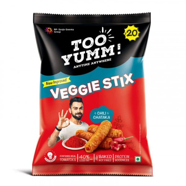 Too Yumm Veggies Stix Chilli Chataka - 13g