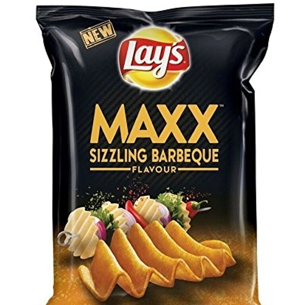Lays Maxx Chips Sizziling Barbeque Flav - 1No