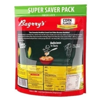 Bagrry's Corn Flakes Plus | Original and Healthier, 800 GM (with Extra 80 g) | Low Fat & Cholesterol | High Fibre | All Natural CornFlakes