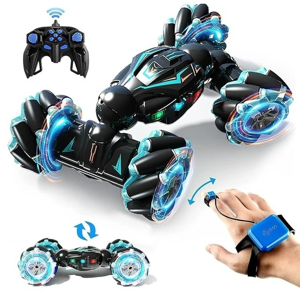 RC Stunt Car 2.4GHz 4WD | Gesture Sensor Remote Control Car with 360° Rotation for Kids