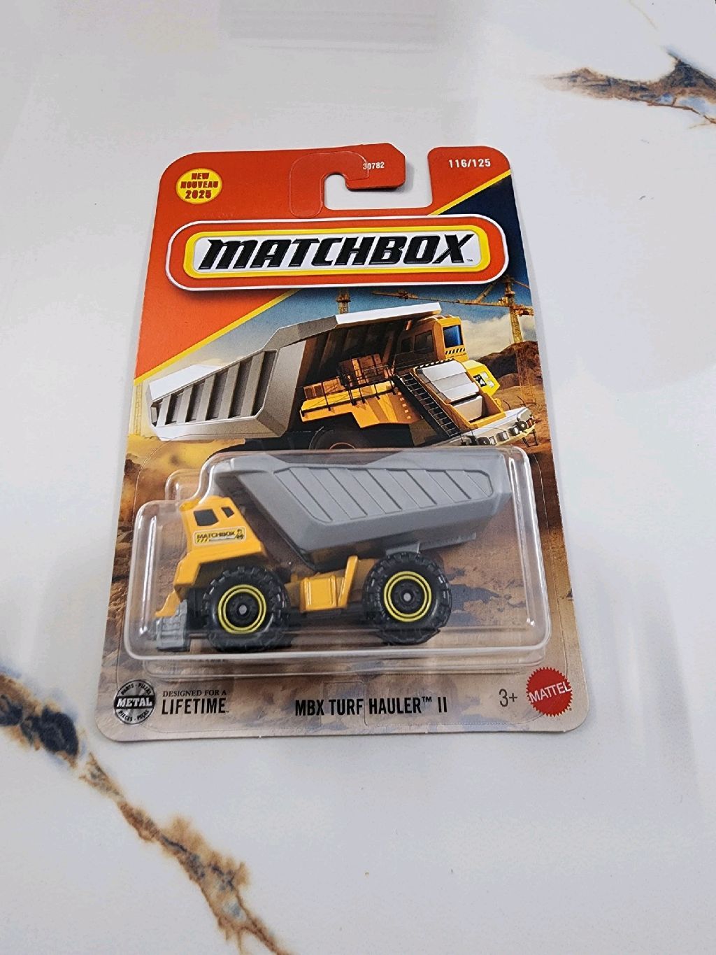 Matchbox MBX Turf Hauler II toy truck from the 2025 Matchbox