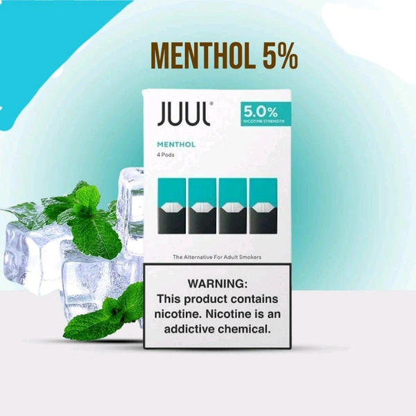 elf bar vape uk Juul JuulPods Menthol 3% 4 Pack of Pods main image 1
