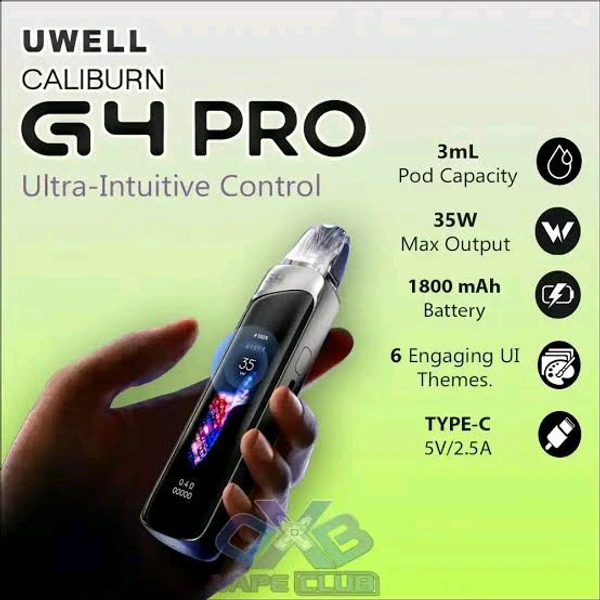 Uwell Caliburn G4 Pro Pod Kit System