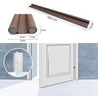 Twin Door Draft Stopper/Guard Protector For Doors And Windows