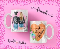 Friendship Gift Coffee Mug - 330 ML, White
