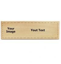 Personalized Laser Engraved Wooden Name Plate - 12x4 inch