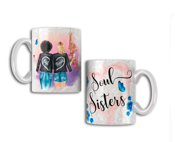 Friendship Day Gift ceramic coffee mug for girls - A-2