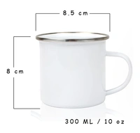 Stainless Steel Enamel Mug for Kids, Rakhi Gift, Rakshabandhan gift - 300 ML, Best Bro