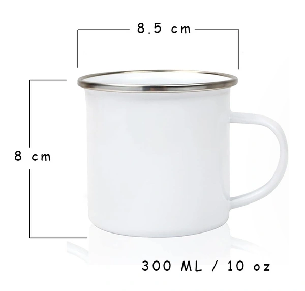 Stainless Steel Enamel Mug for Kids, Rakhi Gift, Rakshabandhan gift - 300 ML, Best Bro