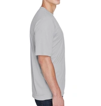 YOGDOTS Adventure Print T-Shirt for Hiking, Sports, Outing, Picknic or Adventure - S, Gray