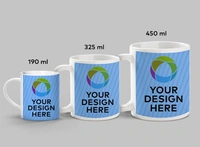 Achchha Gift White Ceramic Mug Print - 330 ML