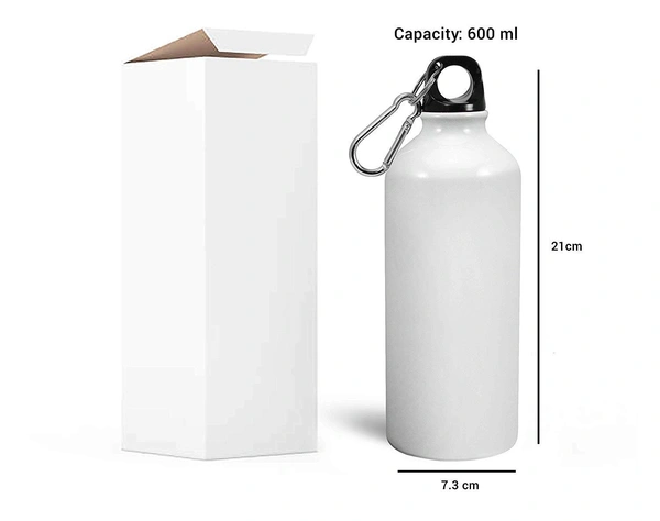 Achchha Gift Personalized metal sipper bottle - 600 ML