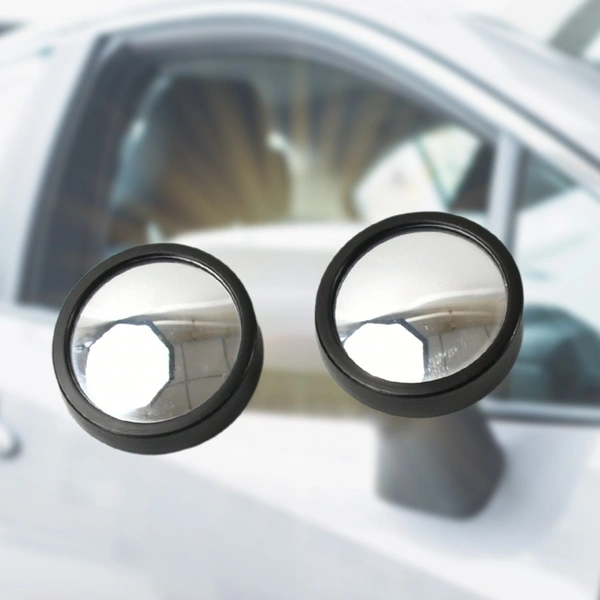 Car Blind Spot Mirror – HD Glass, Convex & Frameless (2 Pcs Set)
