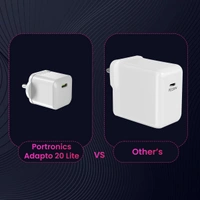 Portronics  Adapto 20Lite - White