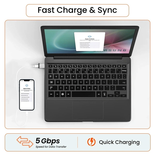 Ambrane  USB 3.0 to Type-C OTG Adapter