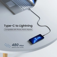 Ambran Type C to Lightning Cable Fast Charging Lightning Cable for iPhones