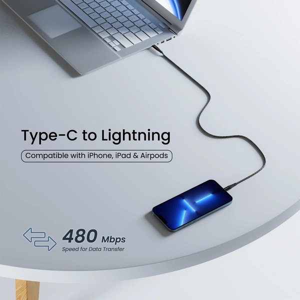 Ambran Type C to Lightning Cable Fast Charging Lightning Cable for iPhones