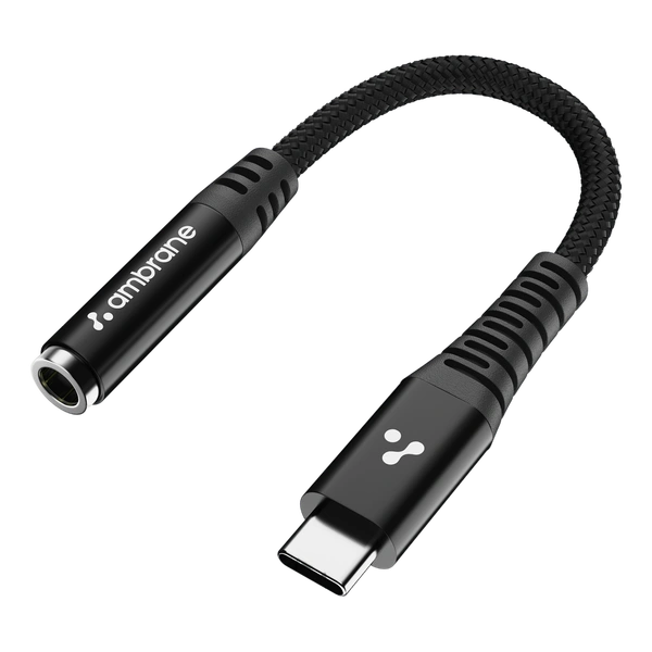 Ambrane  Type C to 3.5mm AUX Connector Type C to 3.5mm AUX Connector
