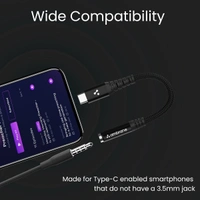 Ambrane  Type C to 3.5mm AUX Connector Type C to 3.5mm AUX Connector
