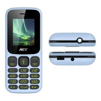 itel Ace 3 Shine Keypad Mobile | 1.8" Display | 1000 mAh Battery | City Blue - City Blue