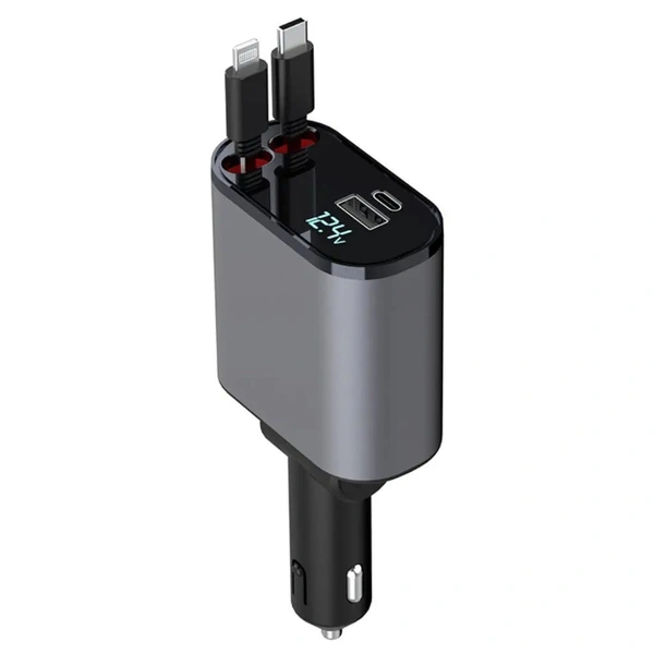 Super Fast 4in1 Charger Perfect to keep in your car and no cord messes!