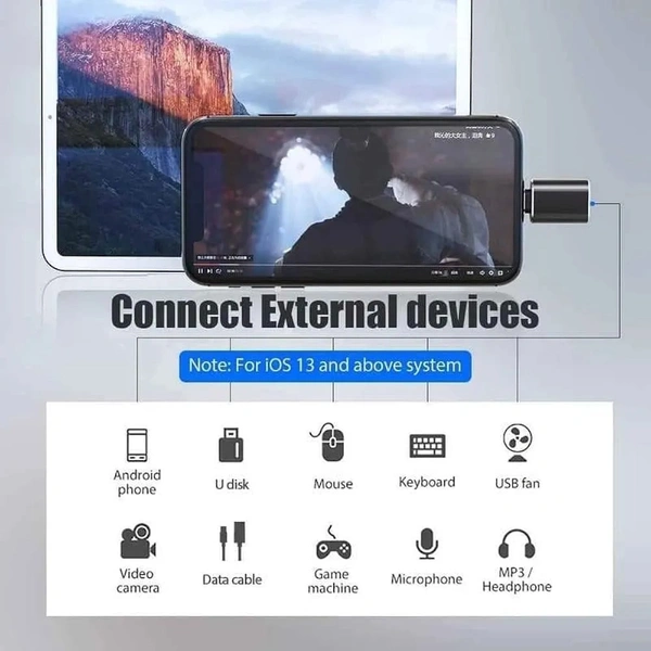 Treams Lightning Male to 3.0USB A OTG Adapter 