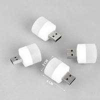 Mini USB LED Light USB LED Atmosphere Light, Laptop Keyboard Light Home Office Decoration Night Lamp (Set of 4) - 8