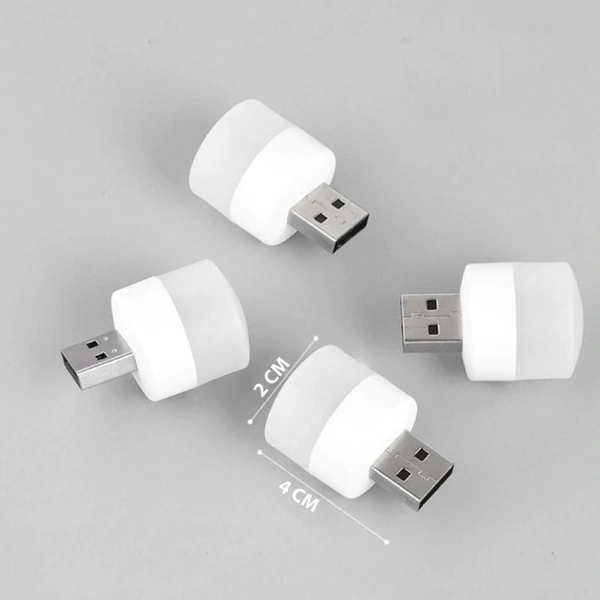 Mini USB LED Light USB LED Atmosphere Light, Laptop Keyboard Light Home Office Decoration Night Lamp (Set of 4) - 8