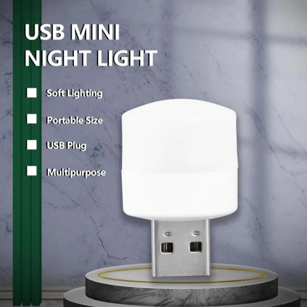 Mini USB LED Light USB LED Atmosphere Light, Laptop Keyboard Light Home Office Decoration Night Lamp (Set of 4) - 8