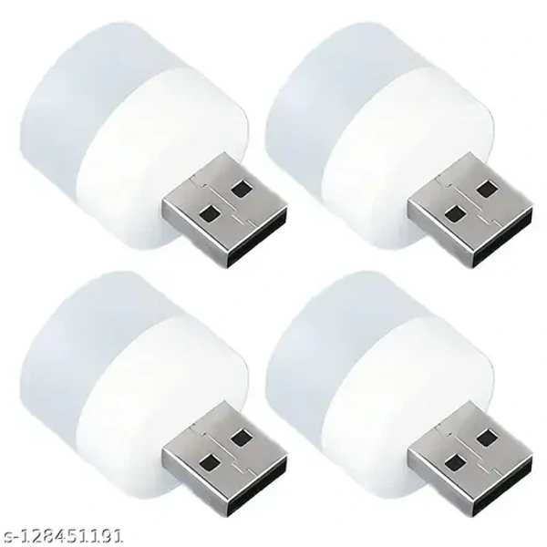 Mini USB LED Light USB LED Atmosphere Light, Laptop Keyboard Light Home Office Decoration Night Lamp (Set of 4) - 8