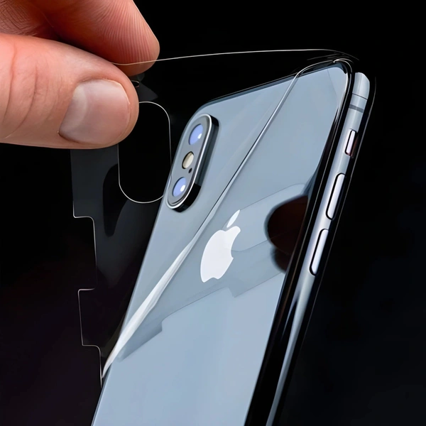 Fnpk Google Pixels Transparent Mobile Back Skin Wrap - (Installation Kit Included) - Only Back (No Sides), Clear, Pixel 6A