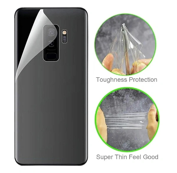 Fnpk Google Pixels Transparent Mobile Back Skin Wrap - (Installation Kit Included) - Only Back (No Sides), Clear, Pixel 6A