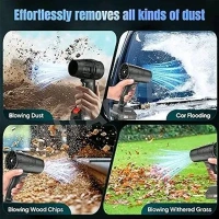 Multipule Use Turbojet Air Blower Cordless Car Dryer Blower Handheld High Powered | Portable Car Dryer | Turboglass Car Blower | Hair Dryer | Air Blower for Cleaning, Camping, Outdoor